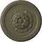 Ekena Millwork Palmetto Ceiling Medallion, Hand-Painted Spartan Stone, 11 1/2"OD x 1"P CM11PASSF - alternate 1
